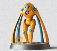 STL file Pokemon Deoxys 🐉・3D printer design to download・Cults