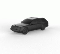 STL file Mercedes W124 500E 🚗・3D printer design to download・Cults