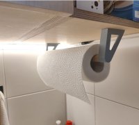 STL file Paper towel holder - kitchen towel 🔪・3D printable design to  download・Cults