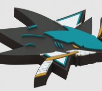 Hockey Jersey San Jose Sharks 3D model