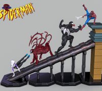 STL file Fan Art Spiderman Vs Venom - Statue 🎨・3D printer design to  download・Cults