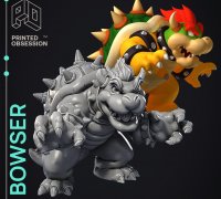 Bowser Funko Peach 3D model 3D printable