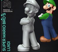 3D file Luigi - The Super Mario Bros 🍄・3D printer design to download・Cults