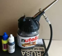 OBJ file Airbrush cleaning station for desktop airbrushes 🚉・3D printing  template to download・Cults