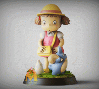 Totoro Fan Art Statue Ready To Print 3D model 3D printable