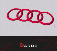 Audi/ VW Embleme Deko