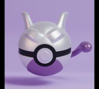 STL file 151- Mew Pokemon Figure・3D printer design to download・Cults