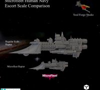 3D Printable Pirate Elves Starblast Grand Cruiser by Soul Forge Studio