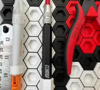Sharpie Pen Holder for Honeycomb Storage Wall (HSW) by Phobos, Download  free STL model