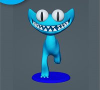 STL file CYAN FROM RAINBOW FRIENDS CHAPTER 2 ROBLOX GAME 🌈・3D printable  model to download・Cults