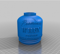 STL file Canister for 1 scoop protein 🗝️・Template to download and 3D  print・Cults