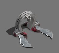 3D file Blades of Chaos God of War 🗡️・3D print object to download・Cults
