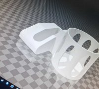 Enlarged Car Cup Holder - Mercedes C Class 2016 by Martin, Download free  STL model