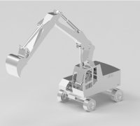 bagger excavator 3D Models to Print - yeggi