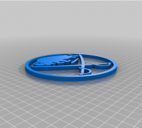 Buffalo Sabres Alt Logo, 3D CAD Model Library