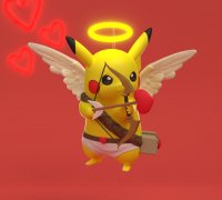 STL file POKEMON PIKACHU・Template to download and 3D print・Cults