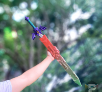 Assembly, Link's 3D Printed Wooden Sword