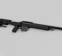STL file VSR10 Airsoft Sniper rifle MRAD body kit 🔫・3D printing model to  download・Cults