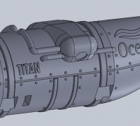 OceanGate PaperTowel Holder Titan Submarine Paper Towel holder