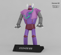 STL file mazinger z 🤖・Model to download and 3D print・Cults