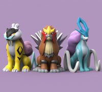 STL file pokemon grookey evolution pack 🐉・3D printer design to  download・Cults