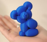 STL file Balloon Dog Miniature Straw Topper 🎈・Template to download and 3D  print・Cults