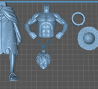 STL file Luffy Gear 5 Sun God Nika Keychain ⚙️・3D printer design to  download・Cults