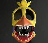 3D file FNAF / FIVE NIGHTS AT FREDDY'S Withered Foxy MASK MASQUE COSPLAY  🎃・Model to download and 3D print・Cults