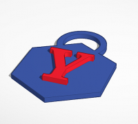 STL file Llavero y Escudo Platense / Keychain Platense Logo Platense・3D  printer design to download・Cults