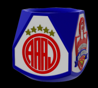 STL file SHIELD Club Atletico Boca Juniors (ARGENTINA)・3D printer design to  download・Cults