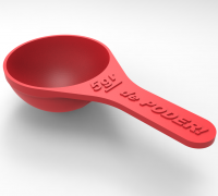 5g (7.5ml) scoop for creatine by Liebherk, Download free STL model
