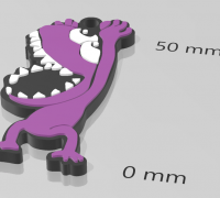 STL file Lookies Rainbow friends - Roblox 🌈・3D printing design