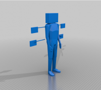 Sculpture BLUE RAINBOW FRIENDS - ROBLOX Modelo de Impressão 3D