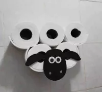 shaun the sheep toilet 3D Models to Print - yeggi