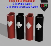 STL file Toker Poker Lighter case ( big Lighter ) - Add your Custom name  🃏・3D print design to download・Cults