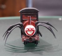 INSPIRED IN THE GAME CHOO CHOO CHARLES THE SPIDER TRAIN 3D Print Model