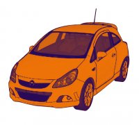 Opel Corsa opc tuning - - 3D Warehouse