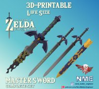 Corrupted Master sword from The legend of Zelda: Breath of the wild 2 by  Hayashininja, Download free STL model