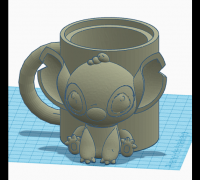 Mug Stitch LILO and Stitch Cup 3D Childs Mug Collectible Vintage