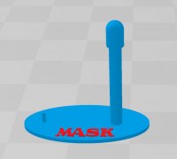 Custom Mask Display Stand 3D Printed Display Stand Battery -  Canada