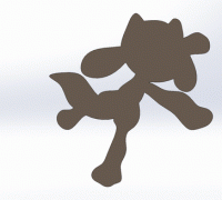 STL file Pokemon Riolu Lucario Mega Evolution 🐉・3D print design to  download・Cults