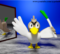 3D Printable Farfetch'd by Printing Enthusiast