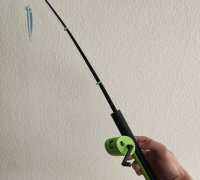 3D Digital Fishing Rod Printed Hoodie