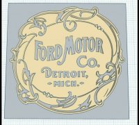 ford logo stl file 3D Models to Print - yeggi