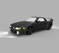 STL file Toyota supra scalextric car complete 🚗・3D printing template to  download・Cults