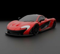 STL file Lego Technics 2022 McLaren F1 Car desk stand 🚗・3D print