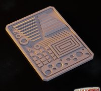 Free 3D file EZ Dry Brush Texture Palette 🎨・3D printing design