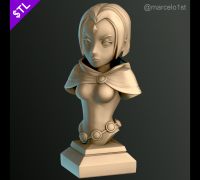 STL file Teen Titans - Raven jewelry set 3D model 🐦・3D printable model to  download・Cults