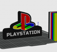 STL-Datei Playstation Logo LED-Schild 🎮・Design zum Herunterladen