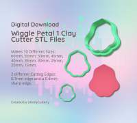 Abstract Stud Set (Set Of 8 Cutters) I Earring Cutter I 3D Printed Cut –  Goyna Studio